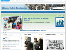 Tablet Screenshot of dcyf.org