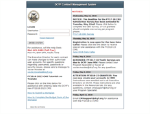 Tablet Screenshot of contracts.dcyf.org